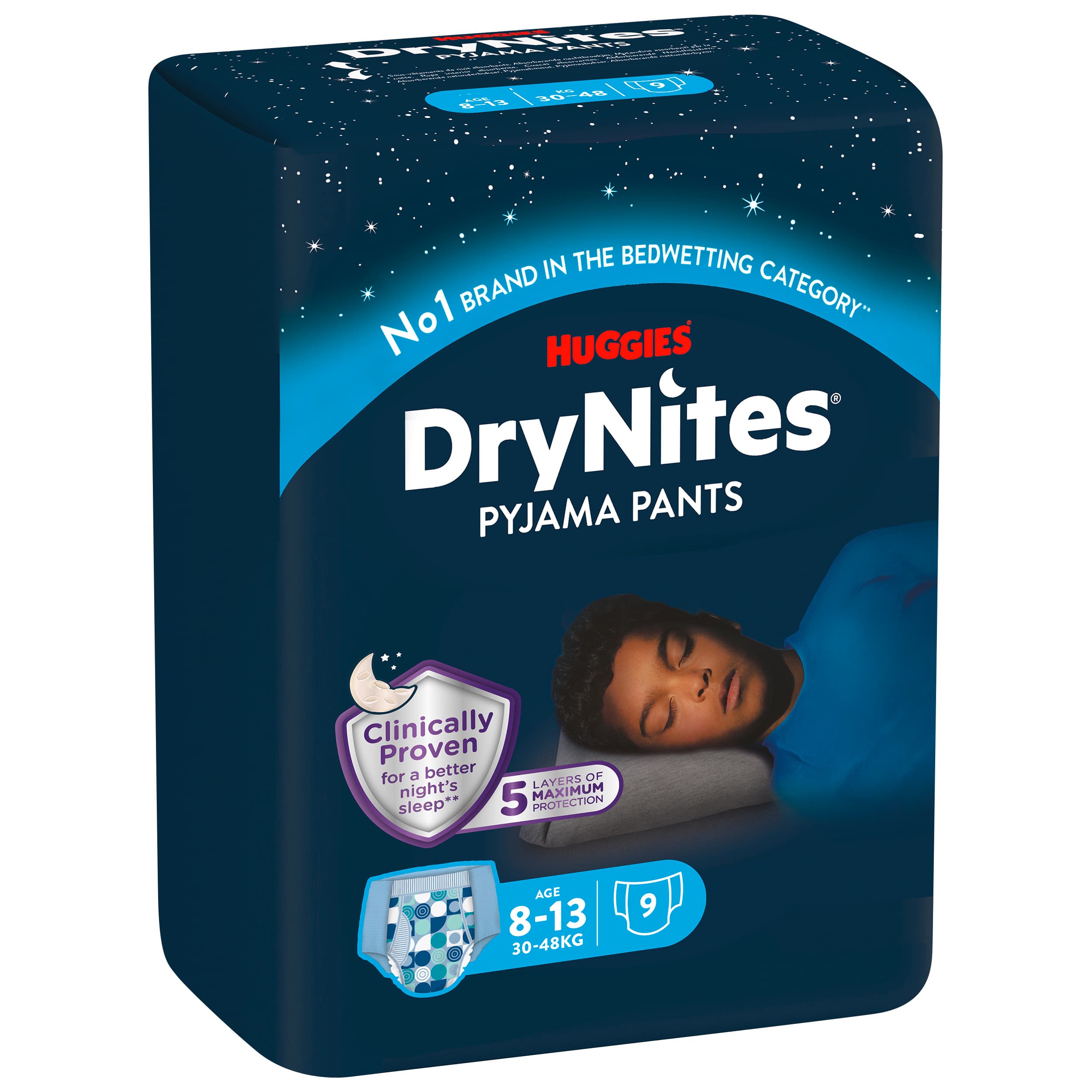 Huggies DryNites Boy 8-13 yrs.