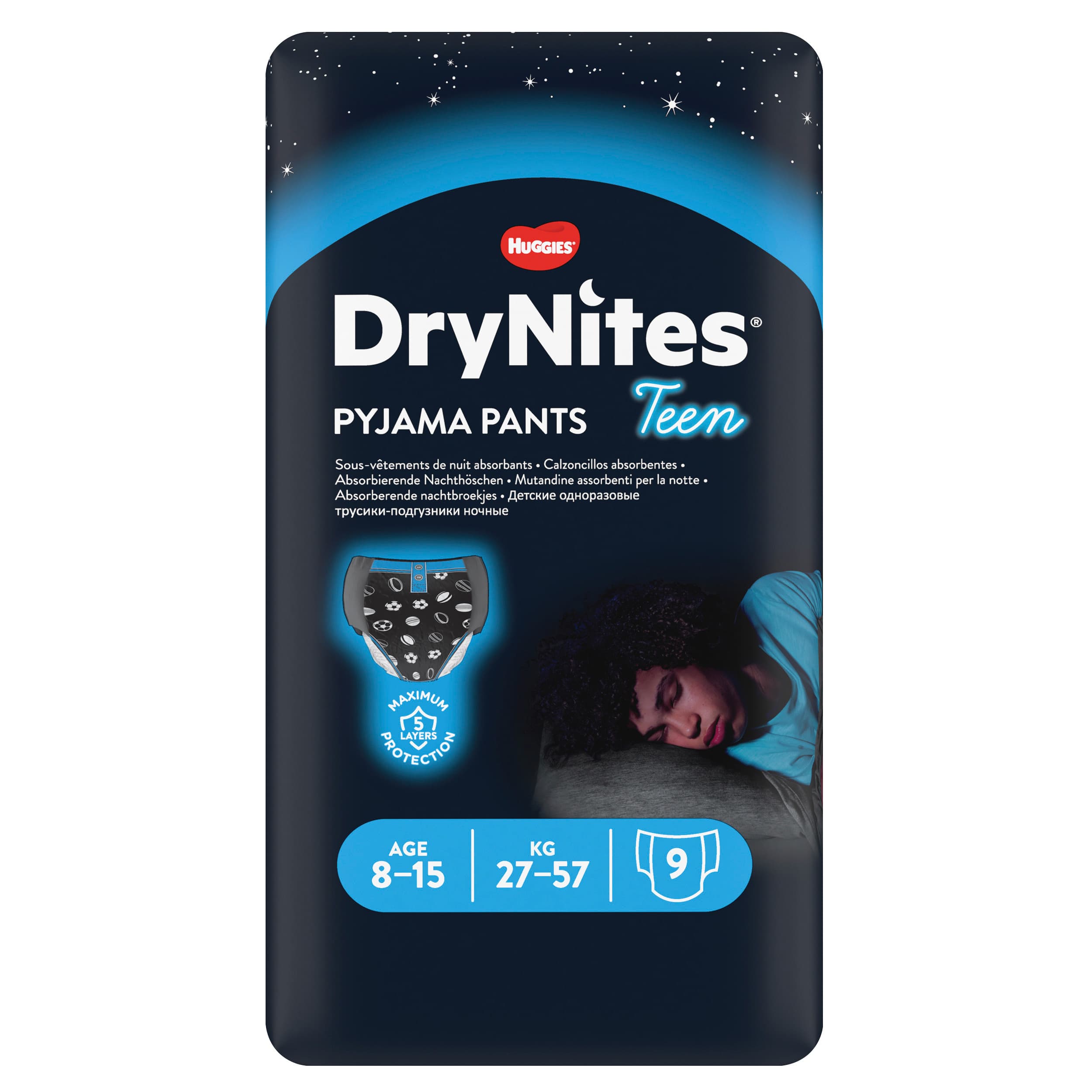 Huggies DryNites Boy 8-13 yrs.
