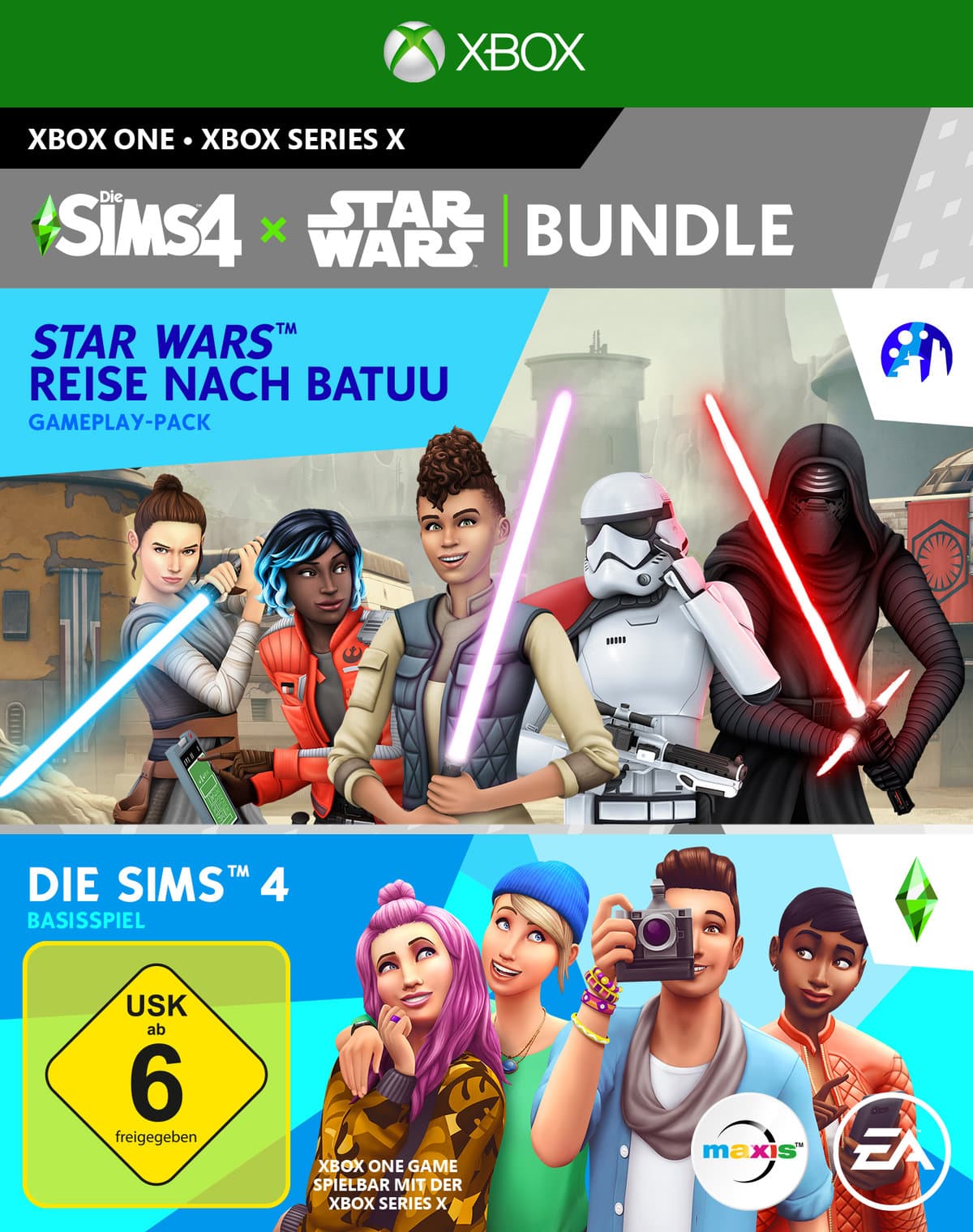 Die Sims 4 + Star Wars: Reise nach Batuu Add-On (CIAB) Bundle - Xbox One