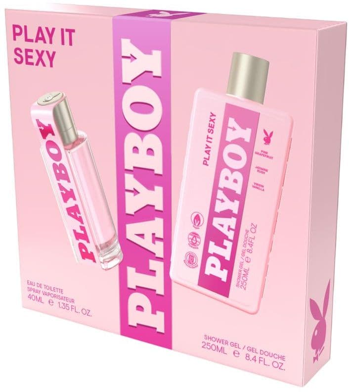 PLAYBOY Play It Sexy Eau de Toilette & Duschgel Geschenkpackung