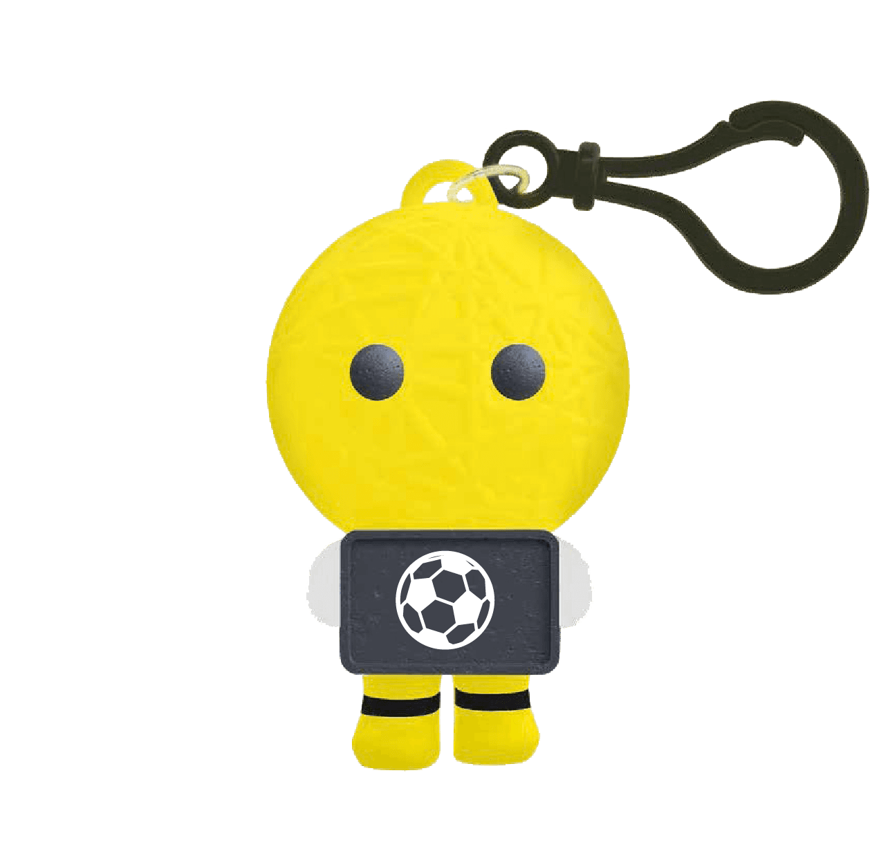 H&H Stress Doll FUSSBALLFAN SCHW-GELB