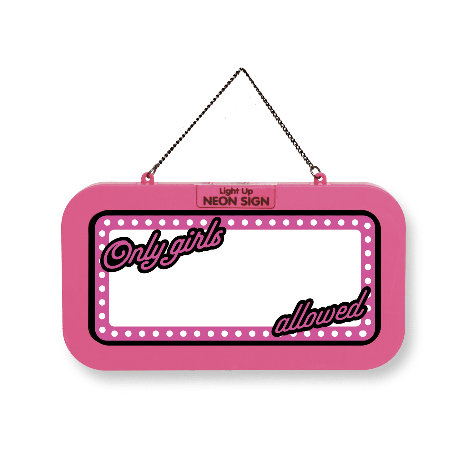 H&H NEON SCHILD BLANK ONLY GIRLS