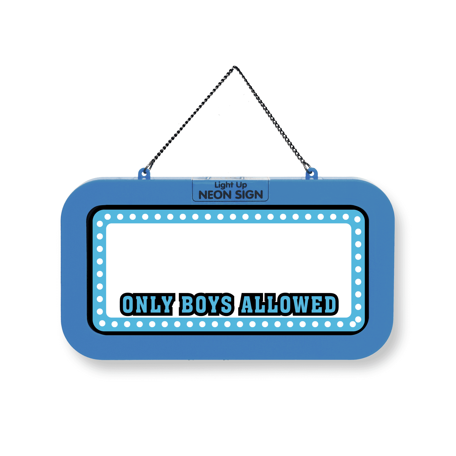 H&H NEON SCHILD BLANK ONLY BOYS