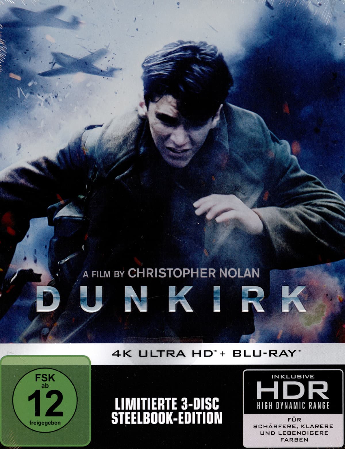 Dunkirk - Steelbook (4K Ultra HD) (+Blu-ray) (+ Bonus-Blu-ray)