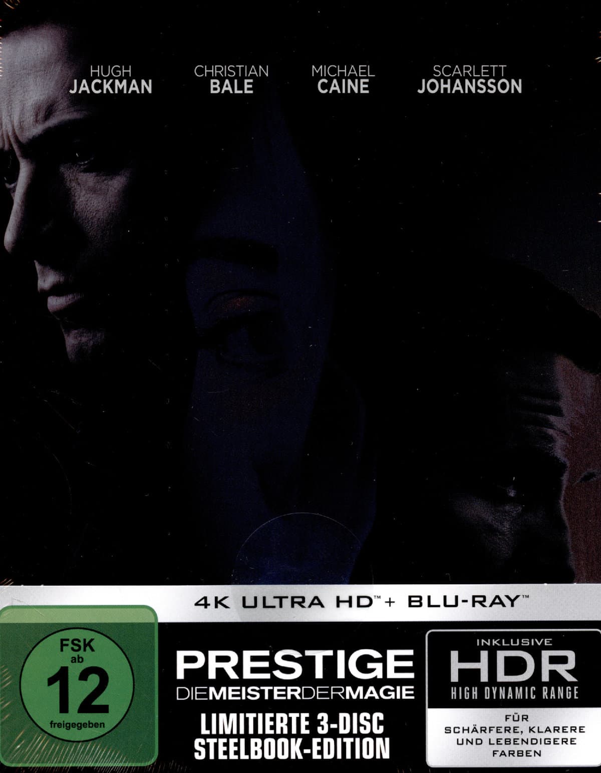 Prestige: Die Meister der Magie - Steelbook (4K Ultra HD) (+ Blu-ray) (+ Bonus-Blu-ray)