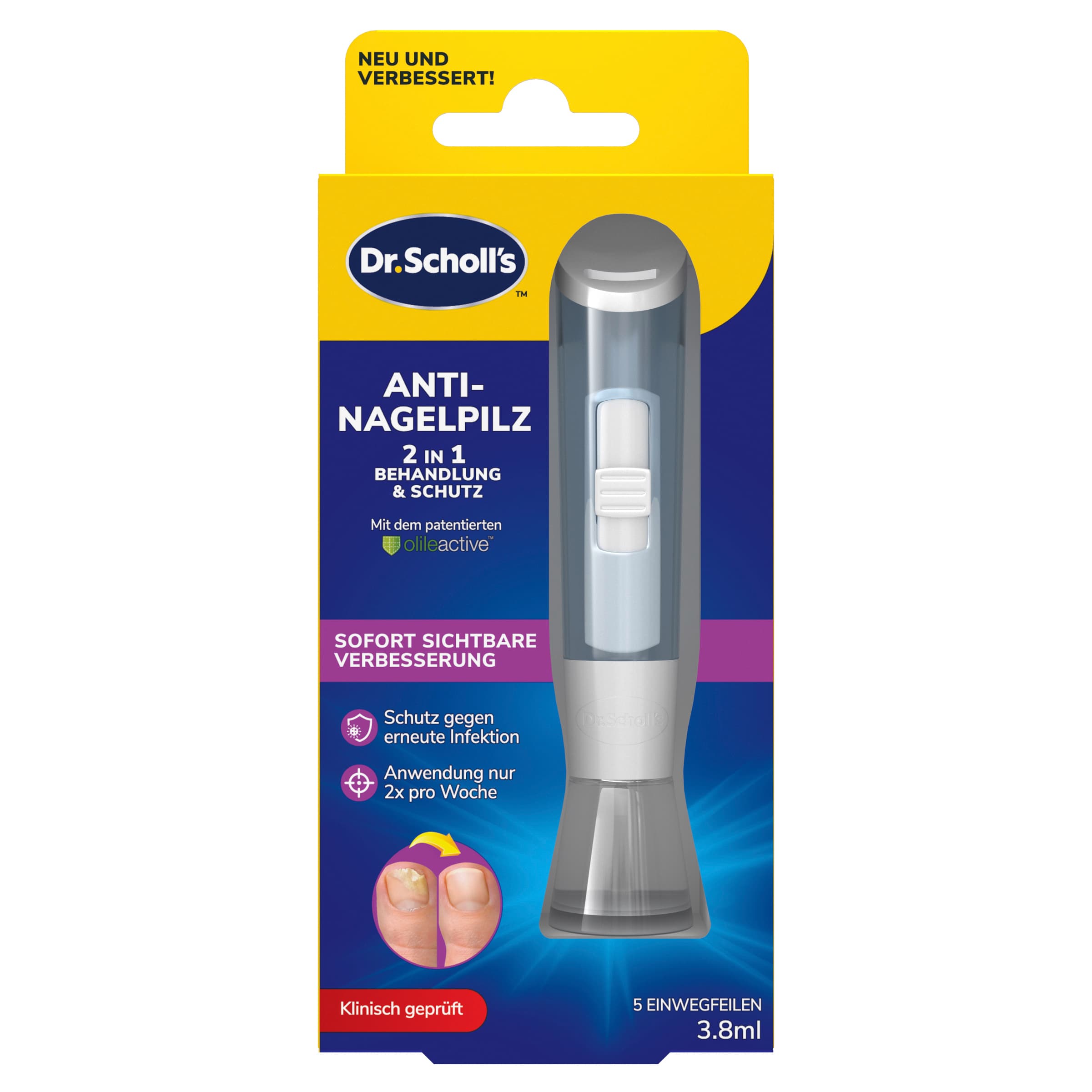 Dr. Scholl's Anti-Nagelpilz 2 in 1 Behandlung