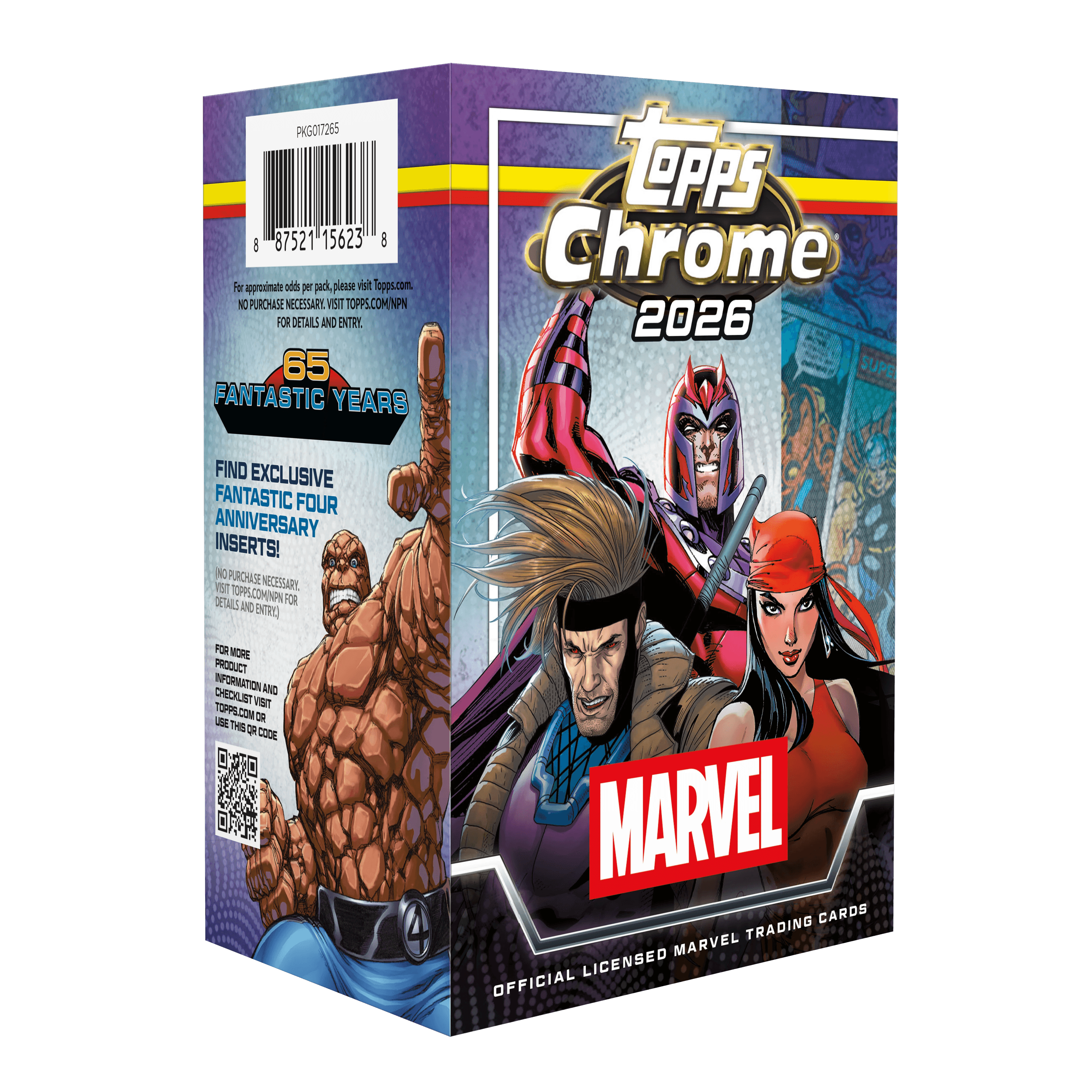 Topps Chrome Marvel Comics 2026 Value Box
