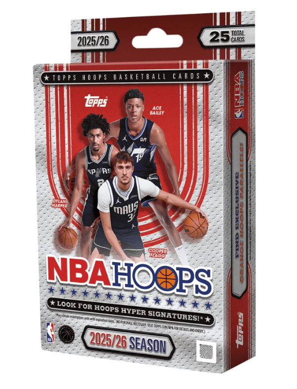 Topps NBA Hoops Basketball 2025/26 Hanger Box Trading Cards