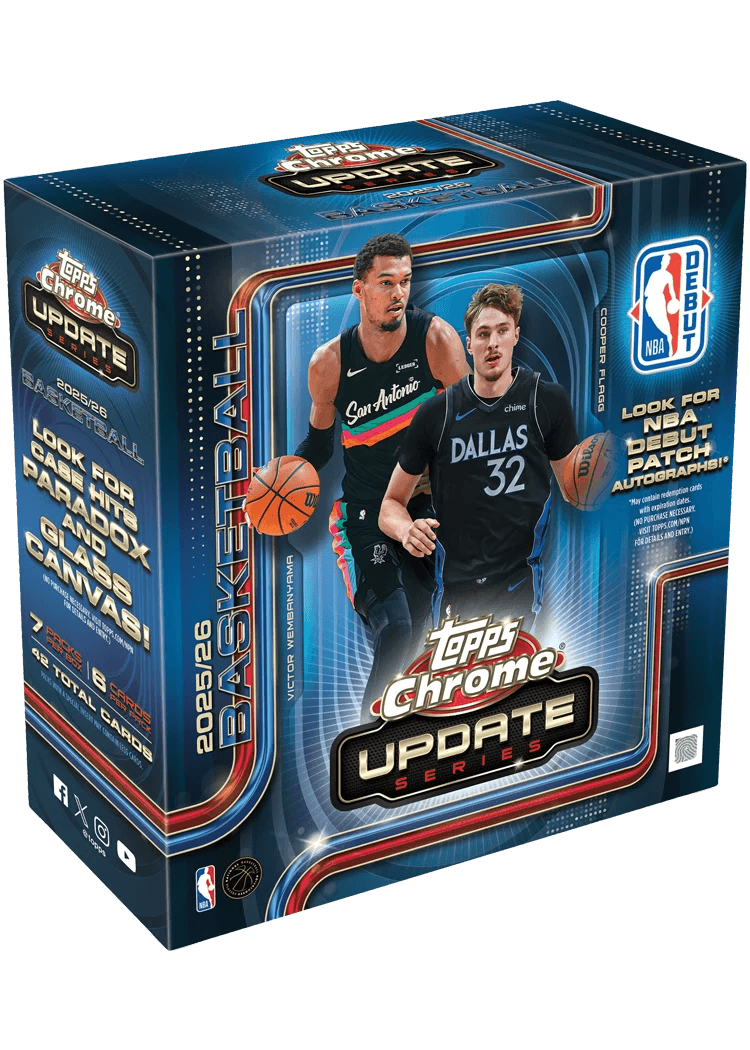 Topps Chrome Updates Basketball 2025/26 Mega Box Trading Cards