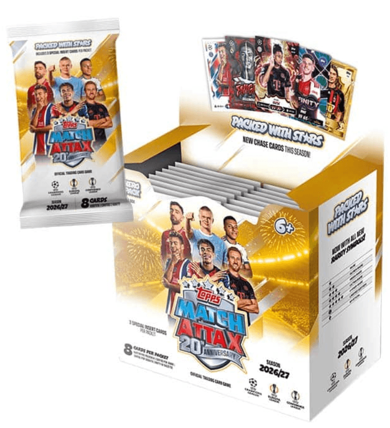 Topps Match Attax UEFA Club Competitions 2026/27 Booster mit 8 Sammelkarten