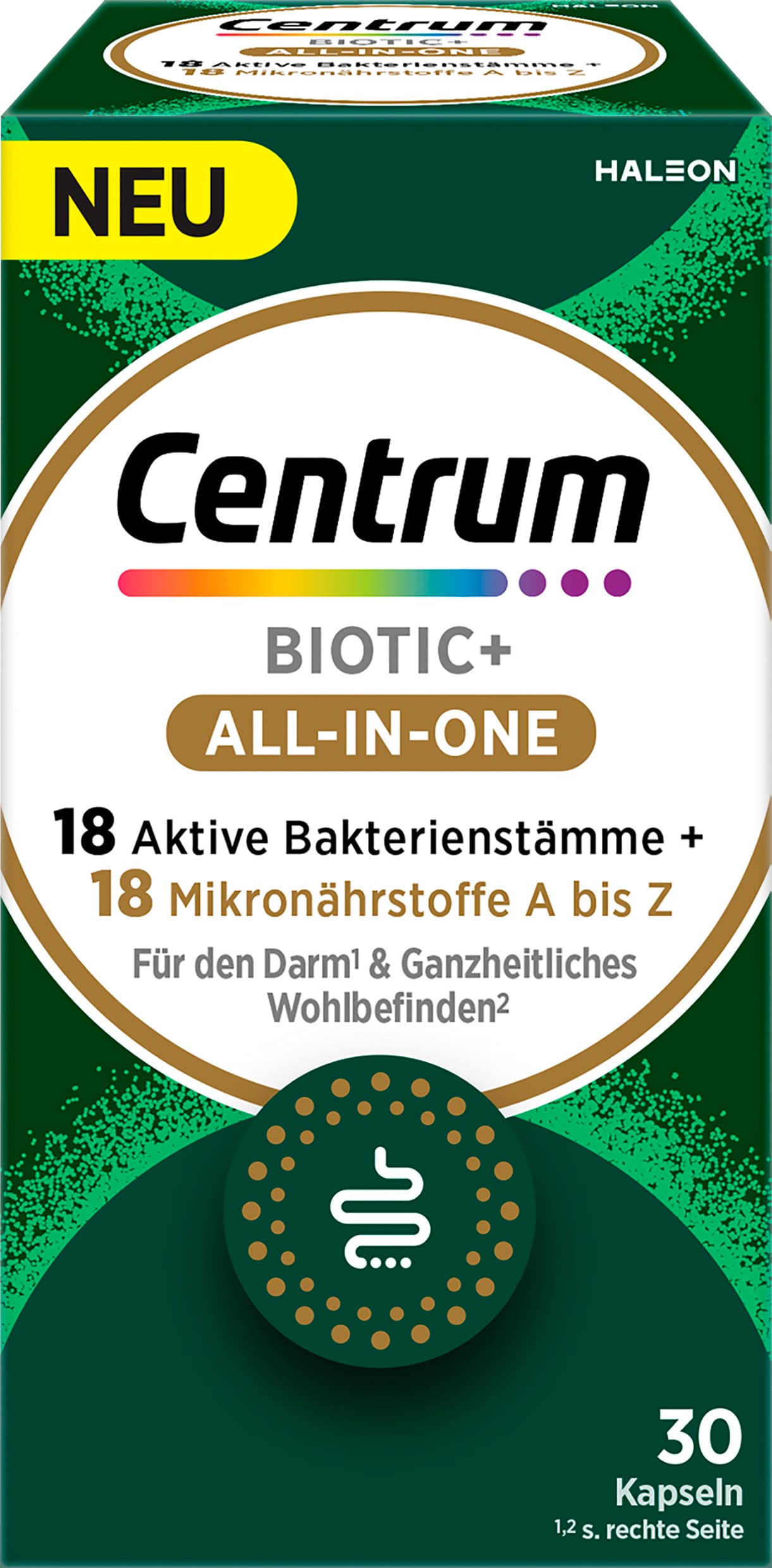 Centrum BIOTIC+ ALL-IN-ONE Milchsäurebakterien & Vitamine Kapseln