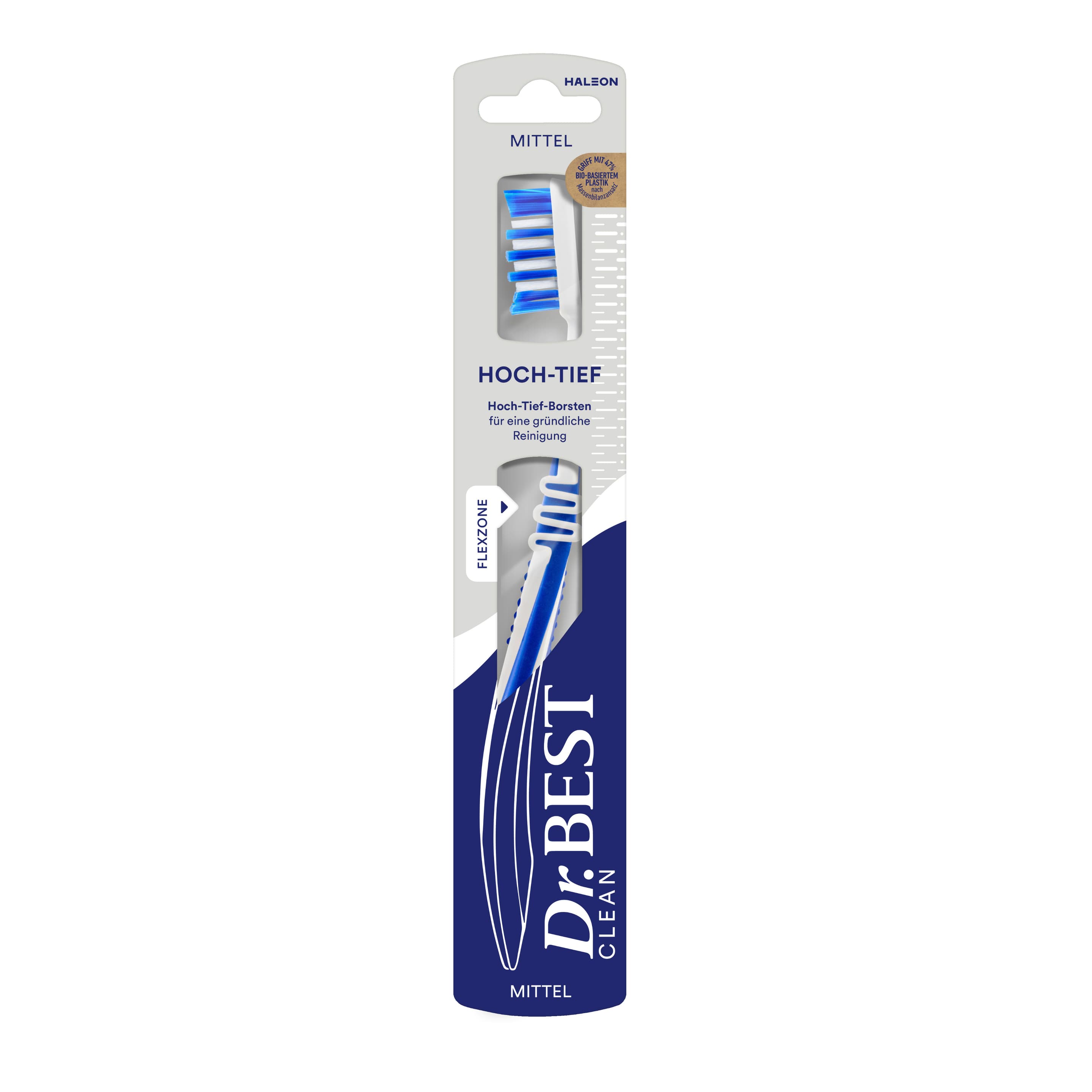 Dr.BEST Classic Hoch-Tief mittel Zahnbürste
