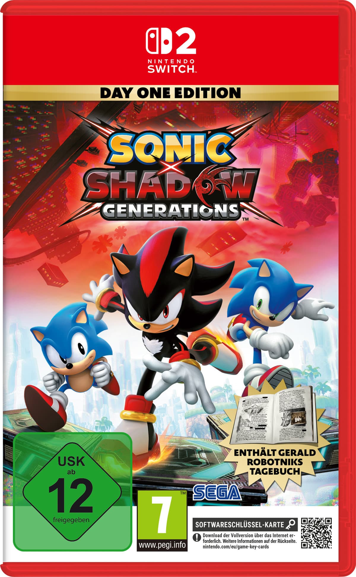 Sonic X Shadow Generations (Day One Edition) (Key Card) - Nintendo Switch 2