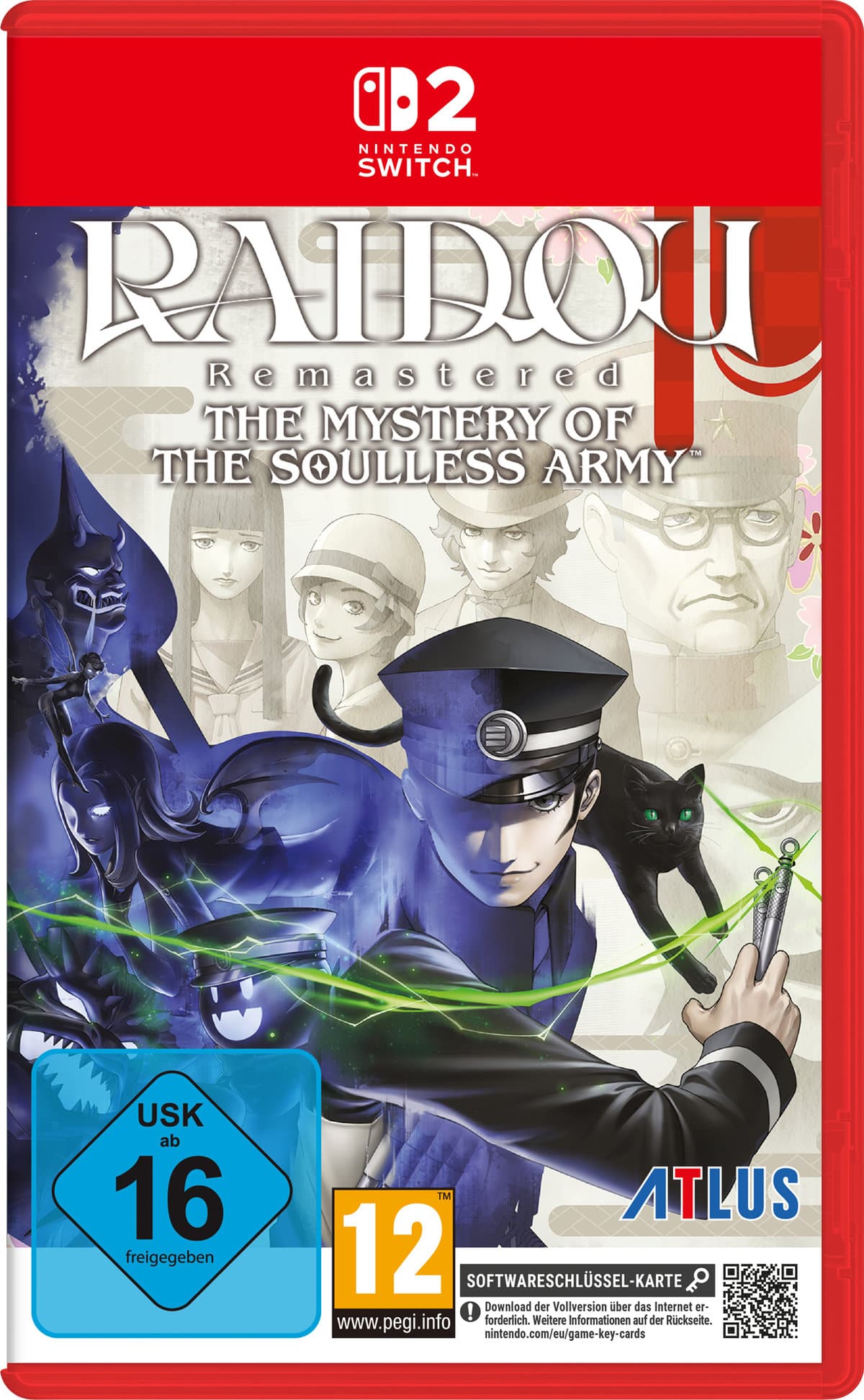RAIDOU Remastered - The Mystery of the Soulless Army (Key Card) - Nintendo Switch 2