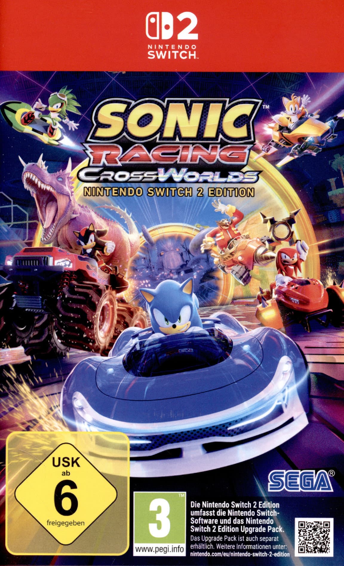 Sonic Racing - CrossWorlds (Nintendo Switch 2 Edition) (Key Card) - Nintendo Switch 2