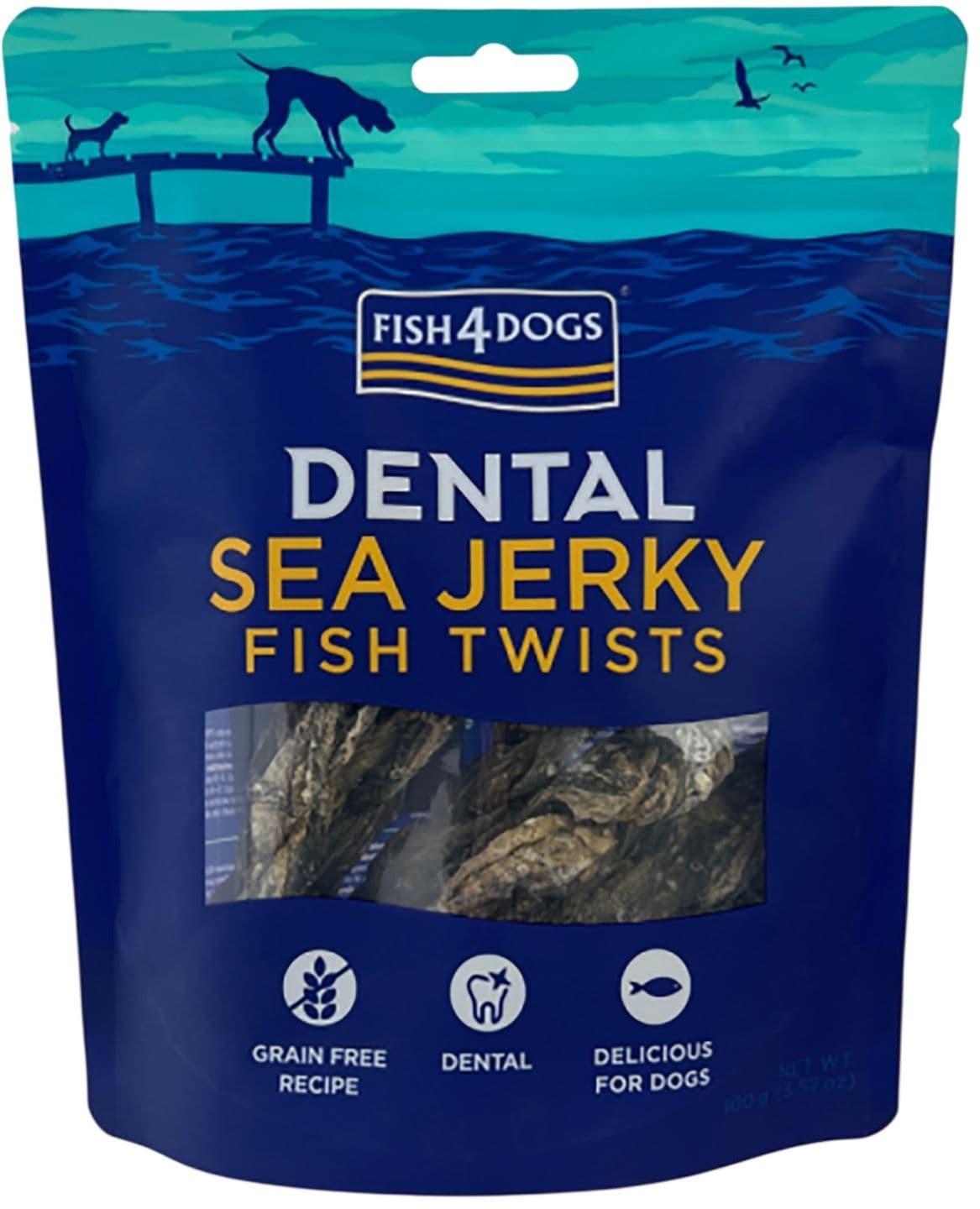 FISH4DOGS Hundesnack Sea Jerky Fish Twists