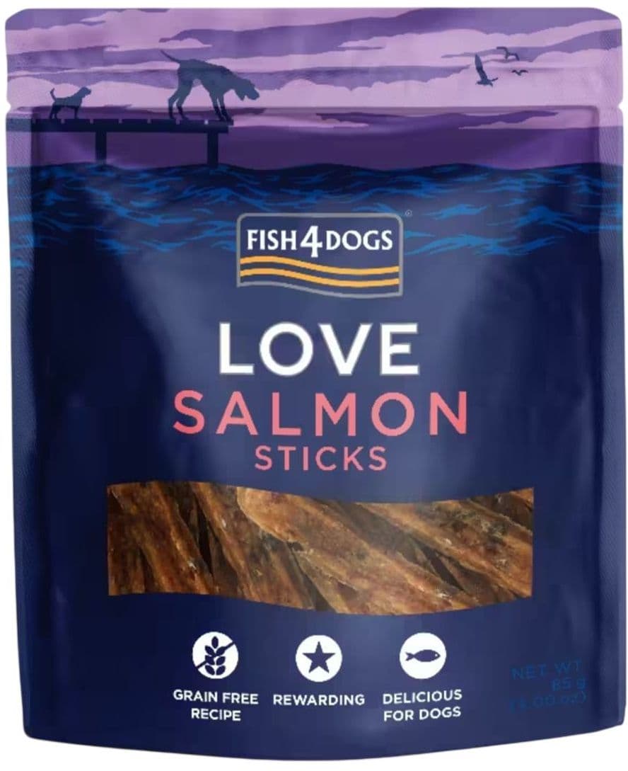 FISH4DOGS Hundesnack Love Lachs Sticks