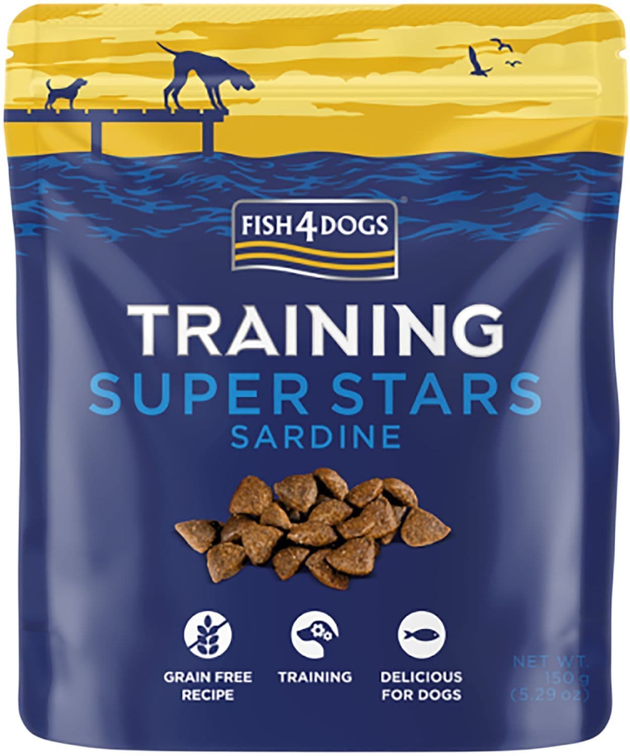 FISH4DOGS Hundesnack Training Super Stars Sardine