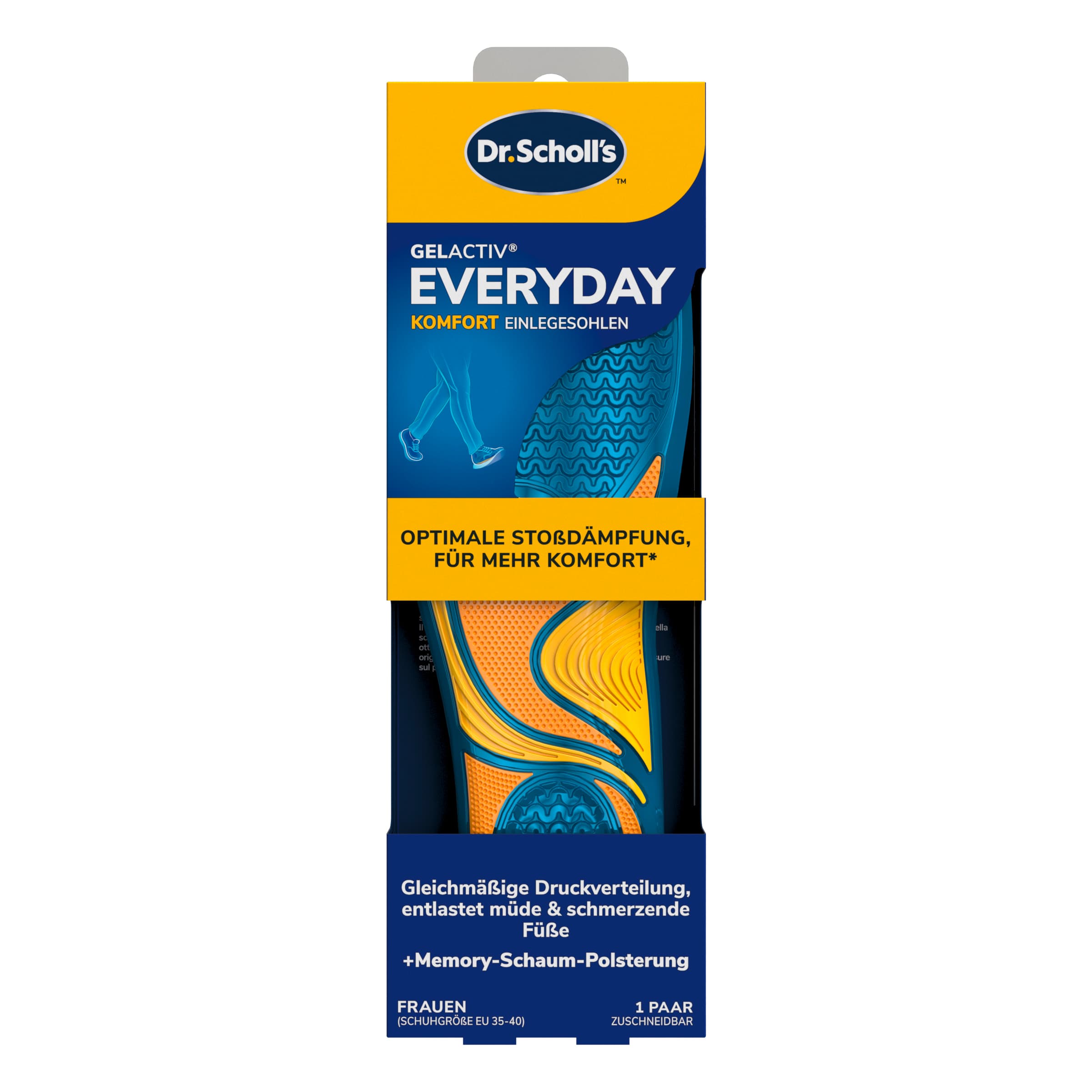 Scholl GelActiv Einlegesohlen EVERYDAY Größe S 35,5-40,5