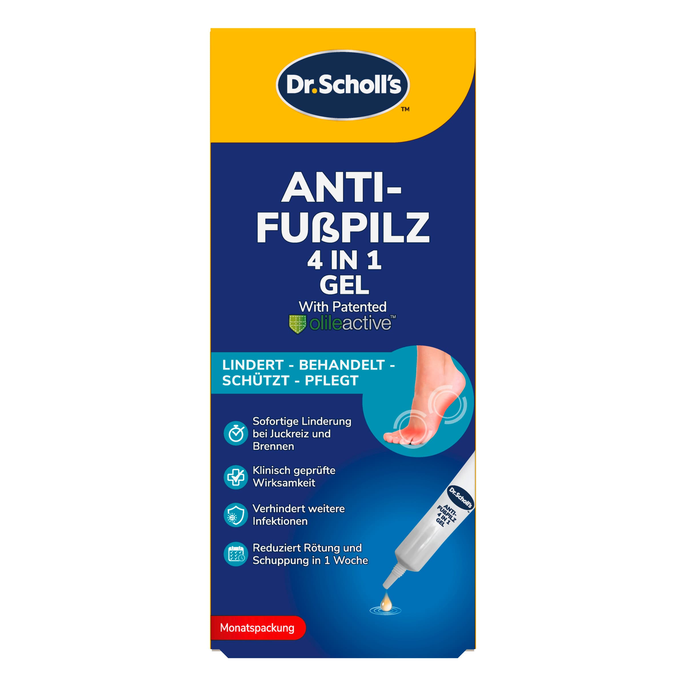 Dr. Scholl's Anti-Fußpilz 4in1 Gel