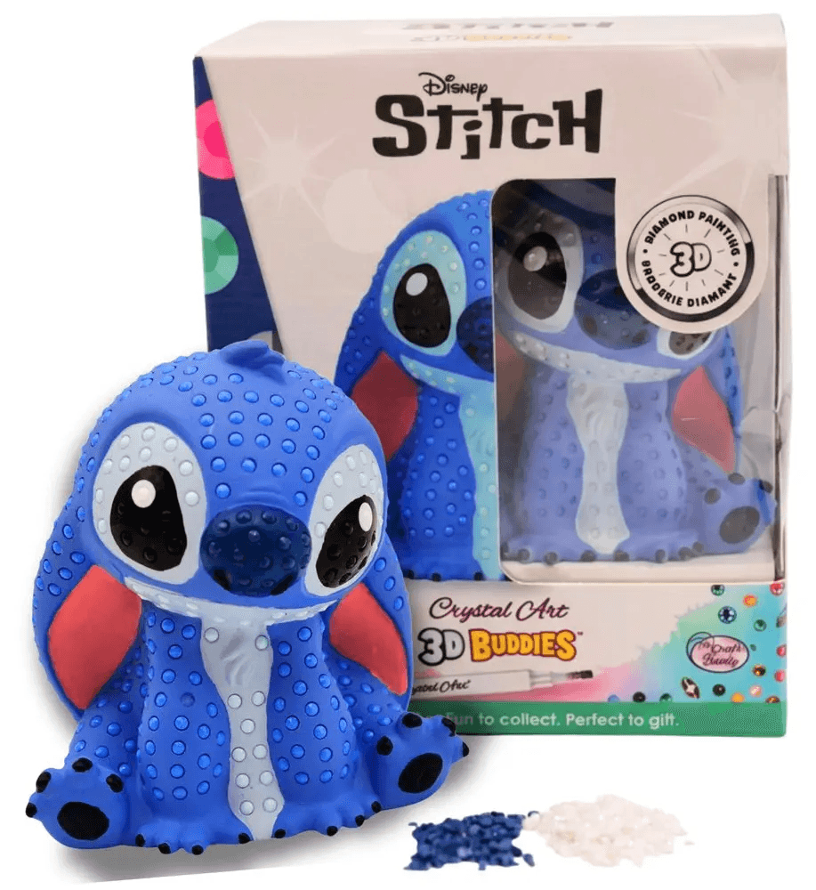 Craft Buddy - Crystal Art Diamond Painting Buddy Disney Stitch Crystal Art 3D Buddy Bastelset