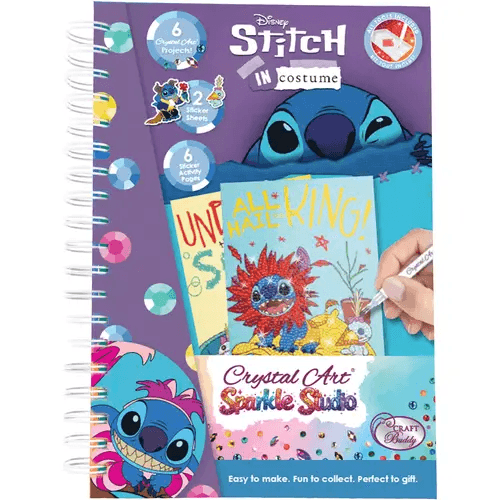 Craft Buddy - Crystal Art Diamond Painting Sparkle Studio Disney Stitch Kreativset