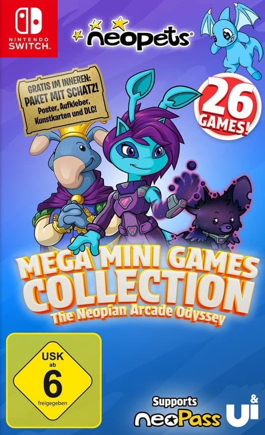 Neopets - Mega Mini Games Collection: The Neopian Arcade Odyssey (Day One Edition) - Nintendo Switch