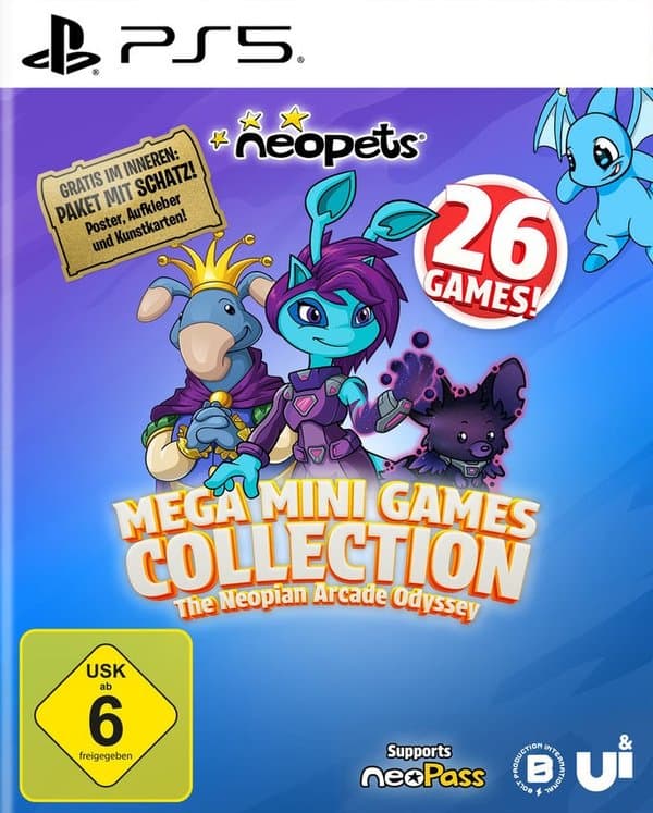 Neopets - Mega Mini Games Collection: The Neopian Arcade Odyssey (Day One Edition) - Playstation 5