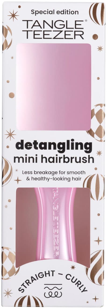 Tangle Teezer Ultimate Detangler Mini Chrome Satin Pink