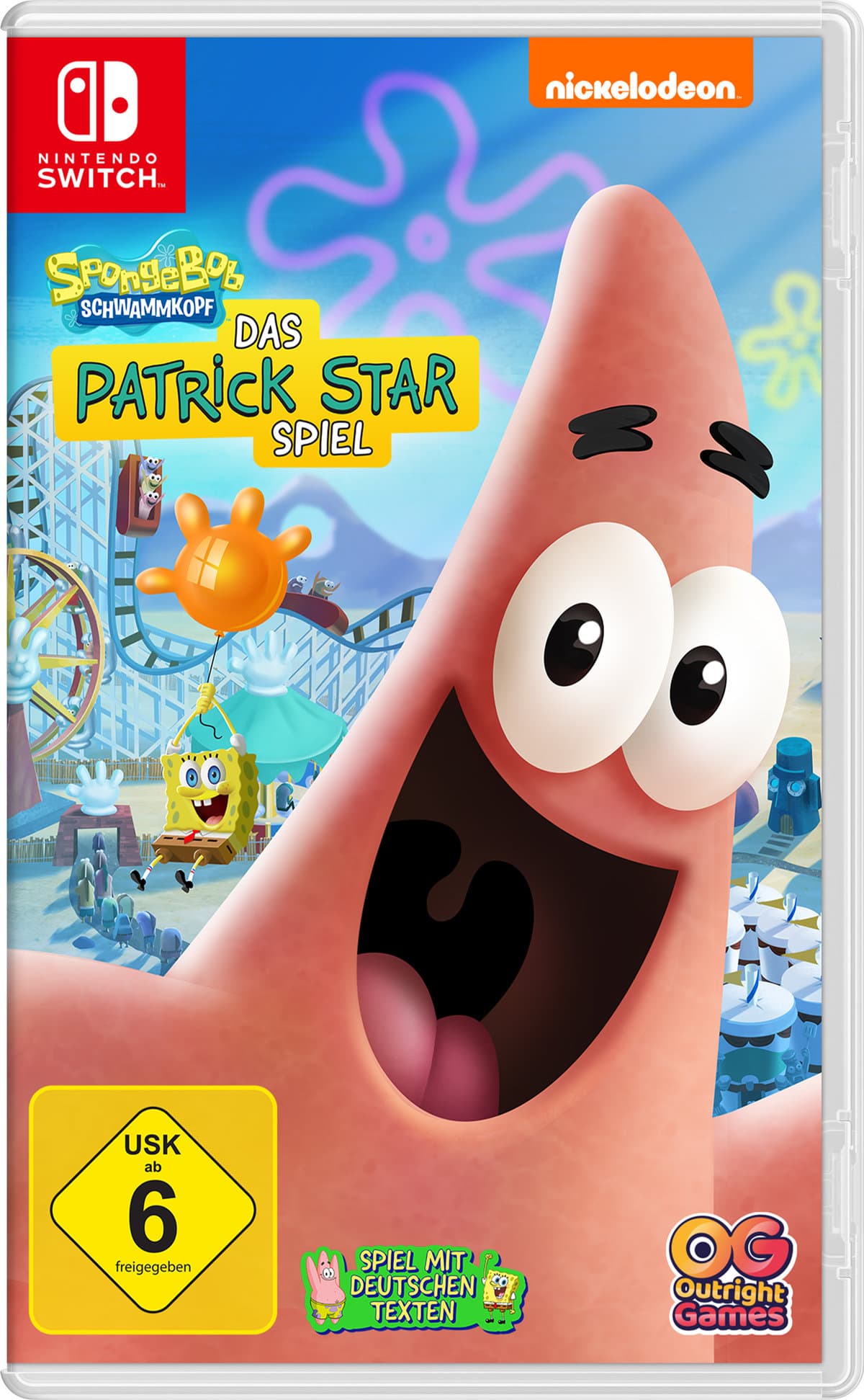Das Patrick Star Spiel - Spongebob Schwammkopf - Nintendo Switch