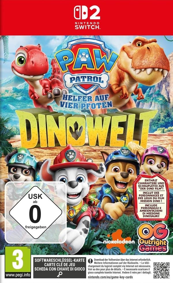 Paw Patrol - Helfer auf vier Pfoten: Dinowelt - Nintendo Switch 2
