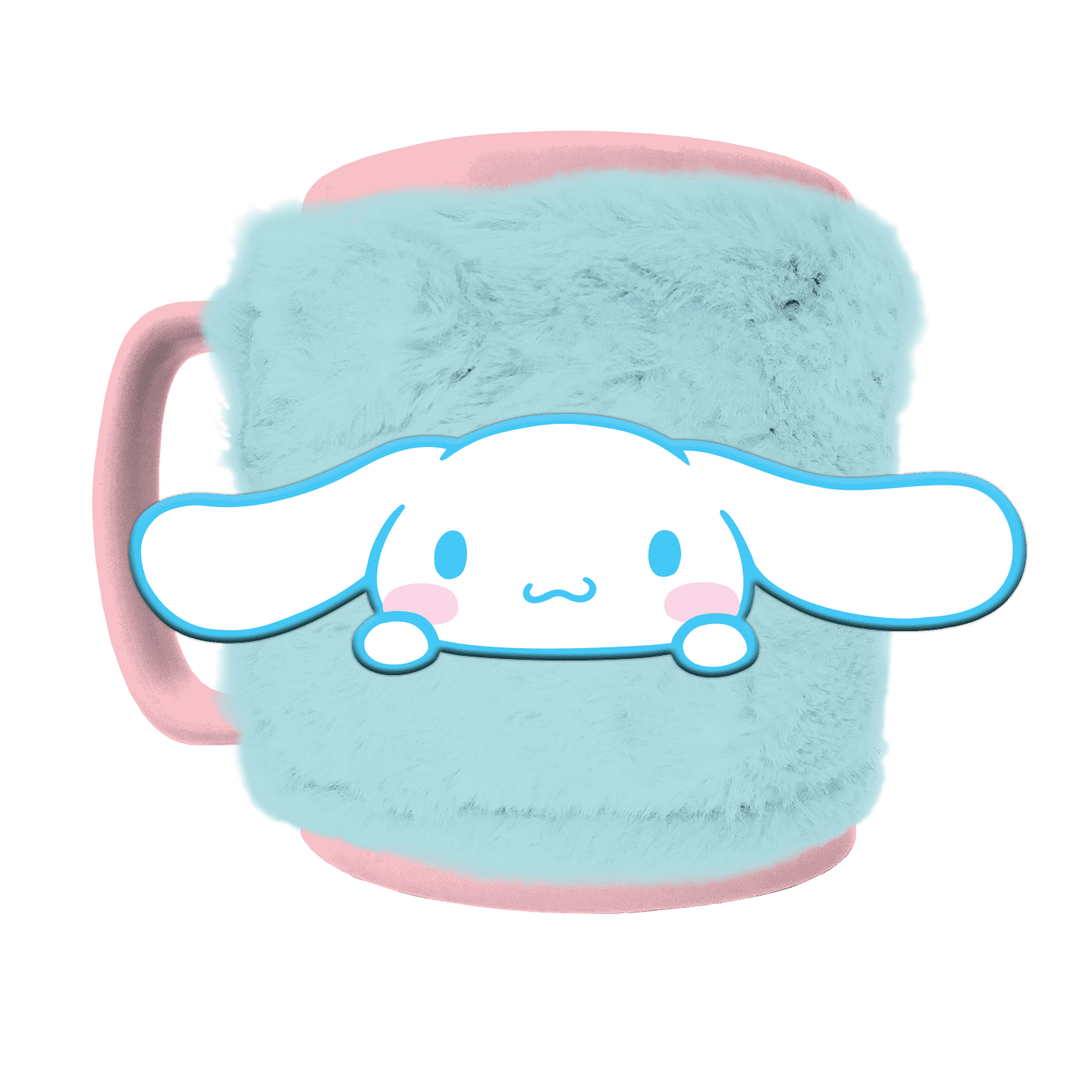 SANRIO (CINNAMOROLL) Tasse mit Plüsch-Bezug