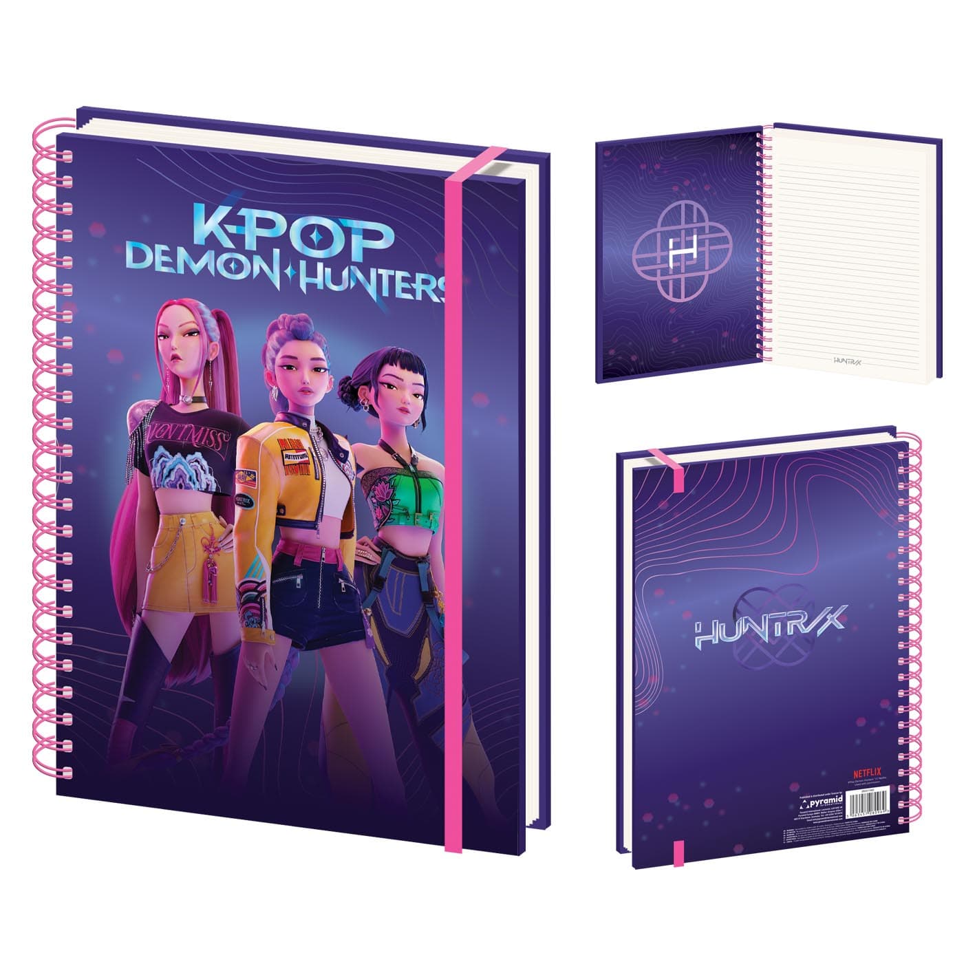 K-POP DEMON HUNTERS (HUNTRIX) A4 Notizbuch