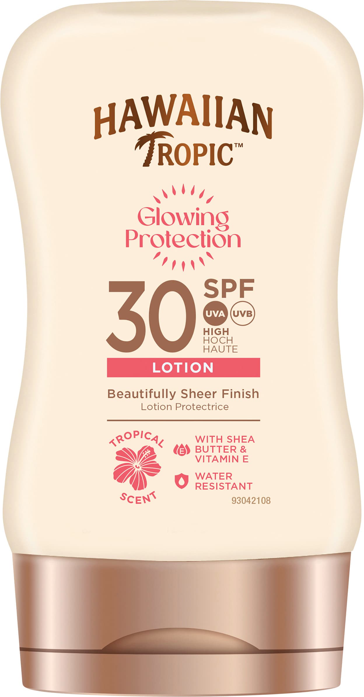 Loción solar protectora Hawaiian Tropic Glowing con FPS 30
