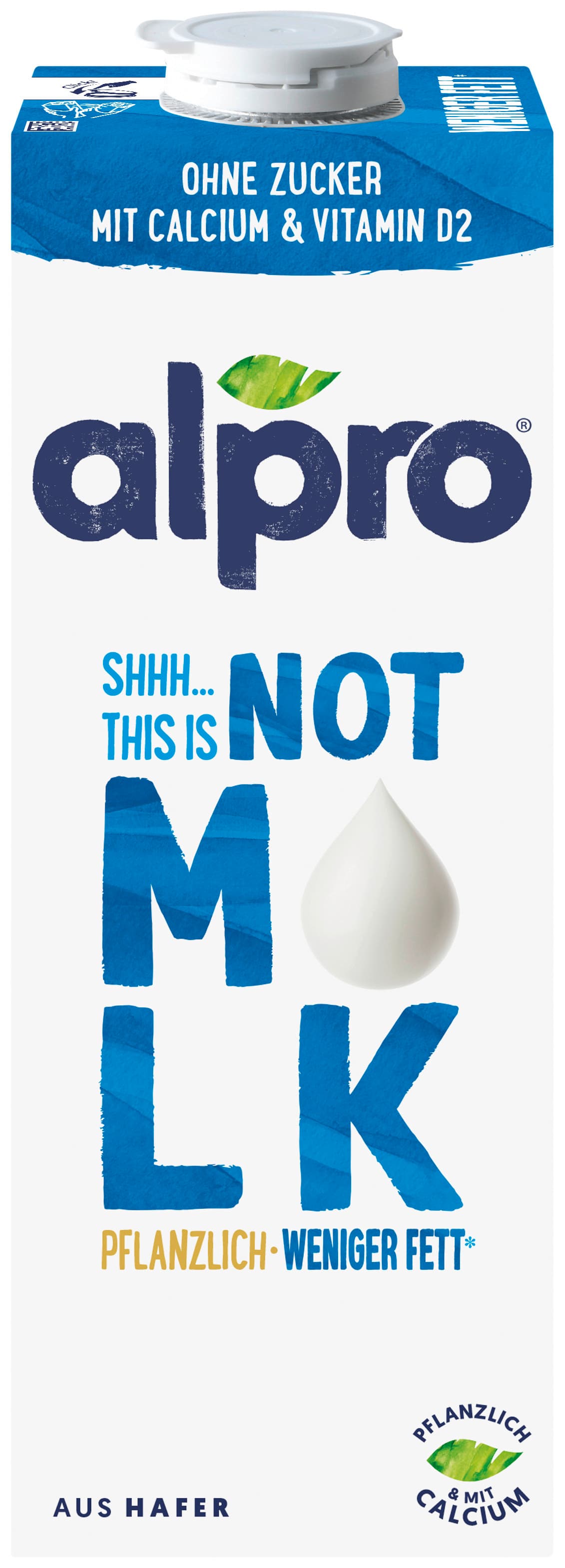 Alpro NOT MILK Haferdrink 1,8% Fett