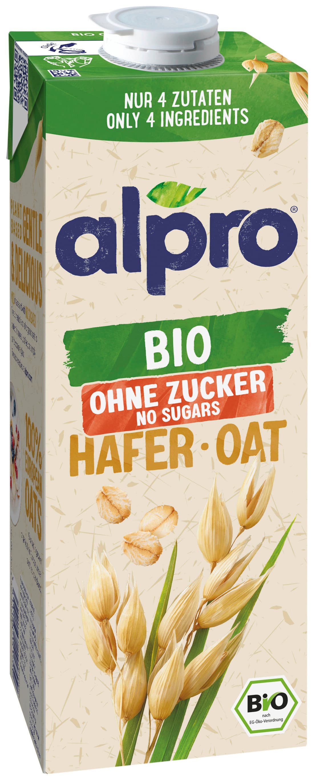 Alpro Bio Haferdrink ohne Zucker
