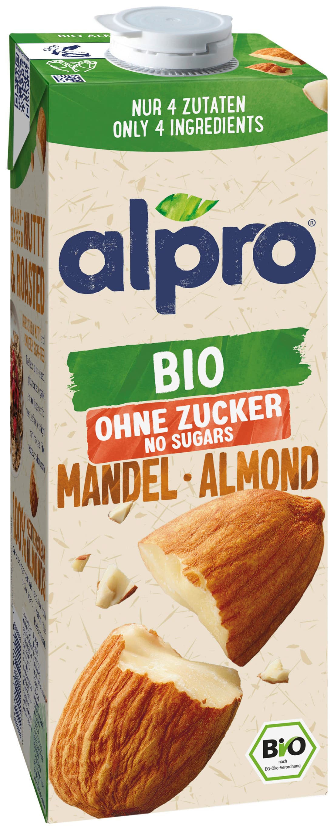 Alpro Bio Mandeldrink ohne Zucker