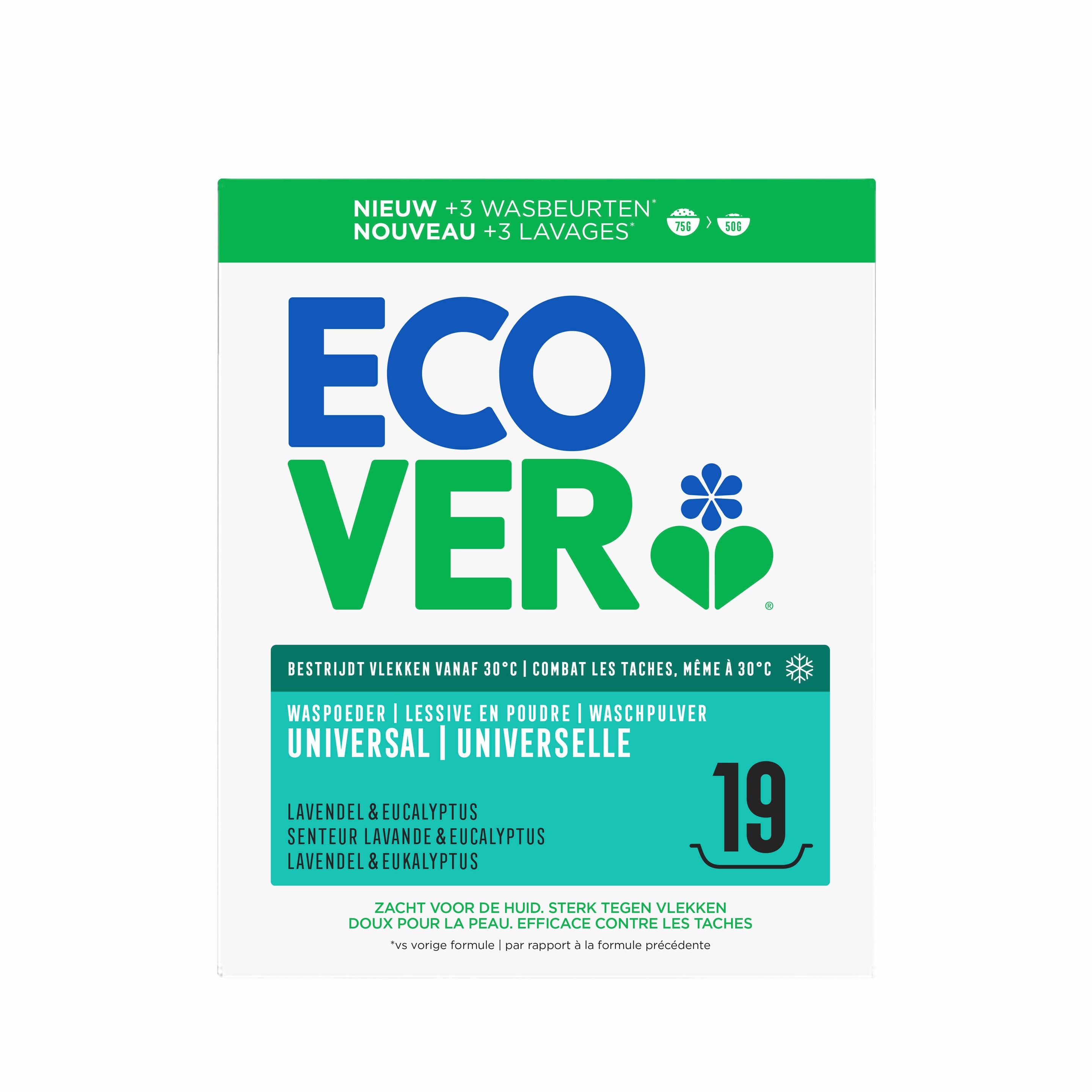 Ecover Waschpulver Universal Lavendel & Eukalyptus