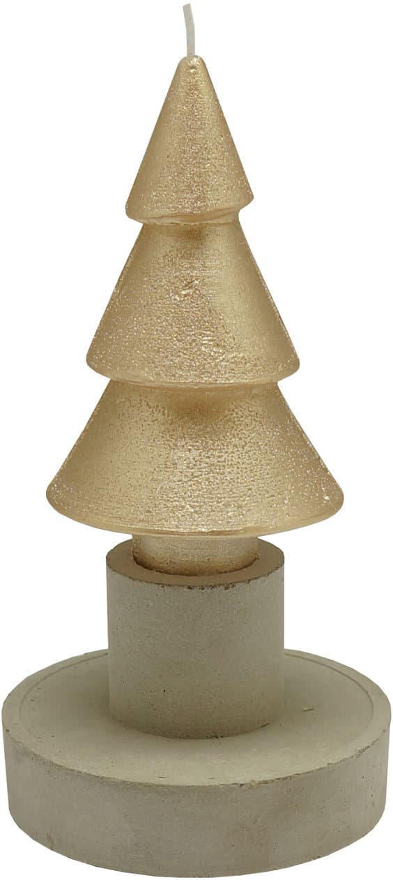 DIANA CANDLES Betonkerzenhalter mit Tanne