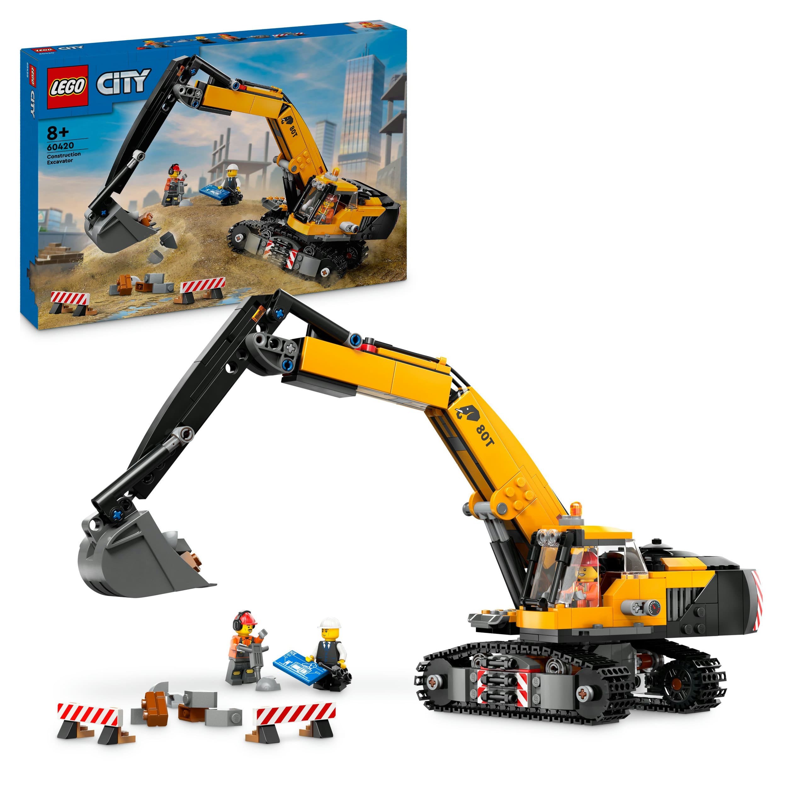 LEGO City Raupenbagger, Spielzeugbagger 60420