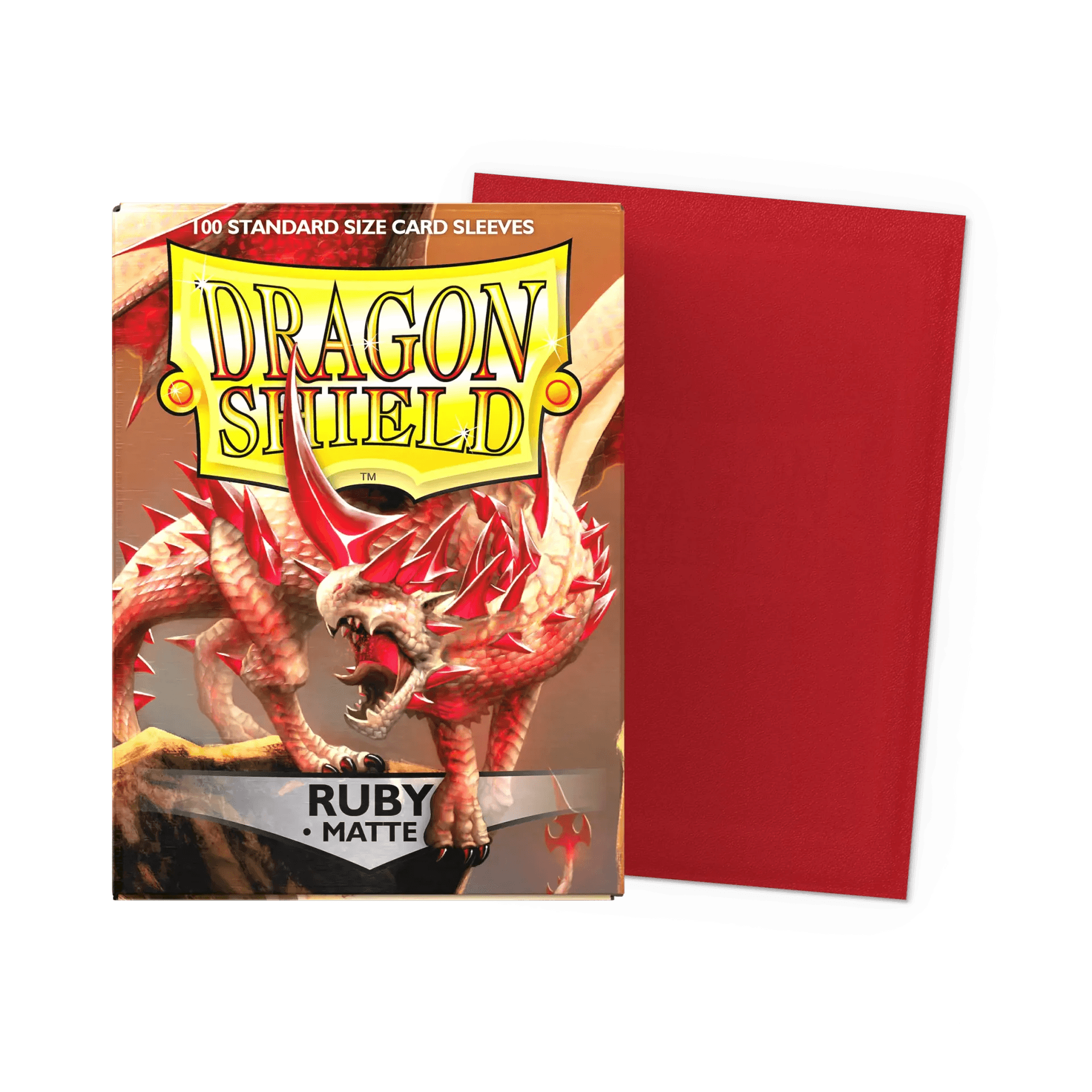 Dragon Shield Standard Matte Kartenhüllen Ruby 100 Stück