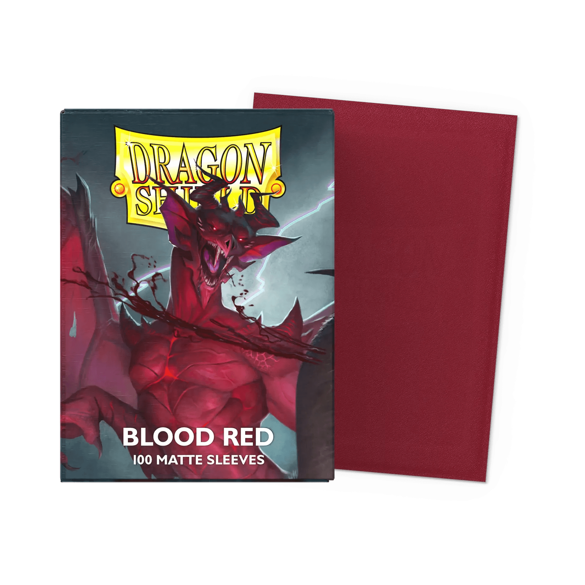Dragon Shield Matte Blood Red Standard Sleeves 100 Kartenhüllen