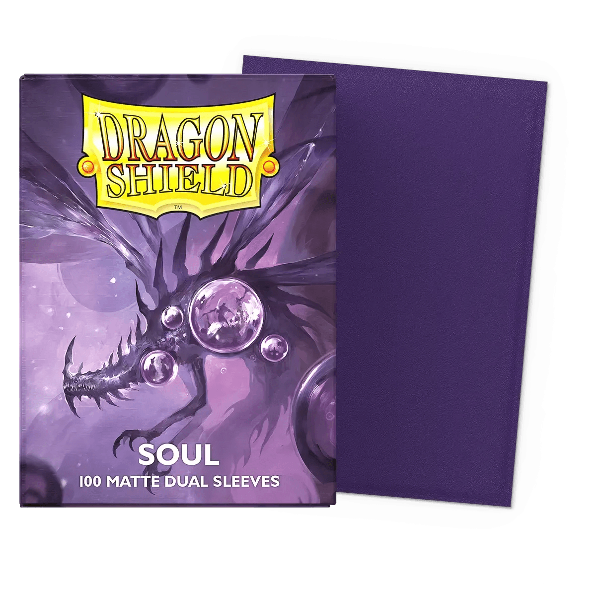 Dragon Shield Matte Dual Soul Metallic Purple Standard Sleeves 100 Kartenhüllen