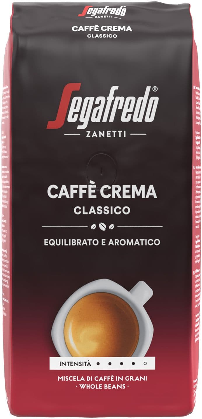Segafredo Röstkaffee Crema Classico Ganze Bohne