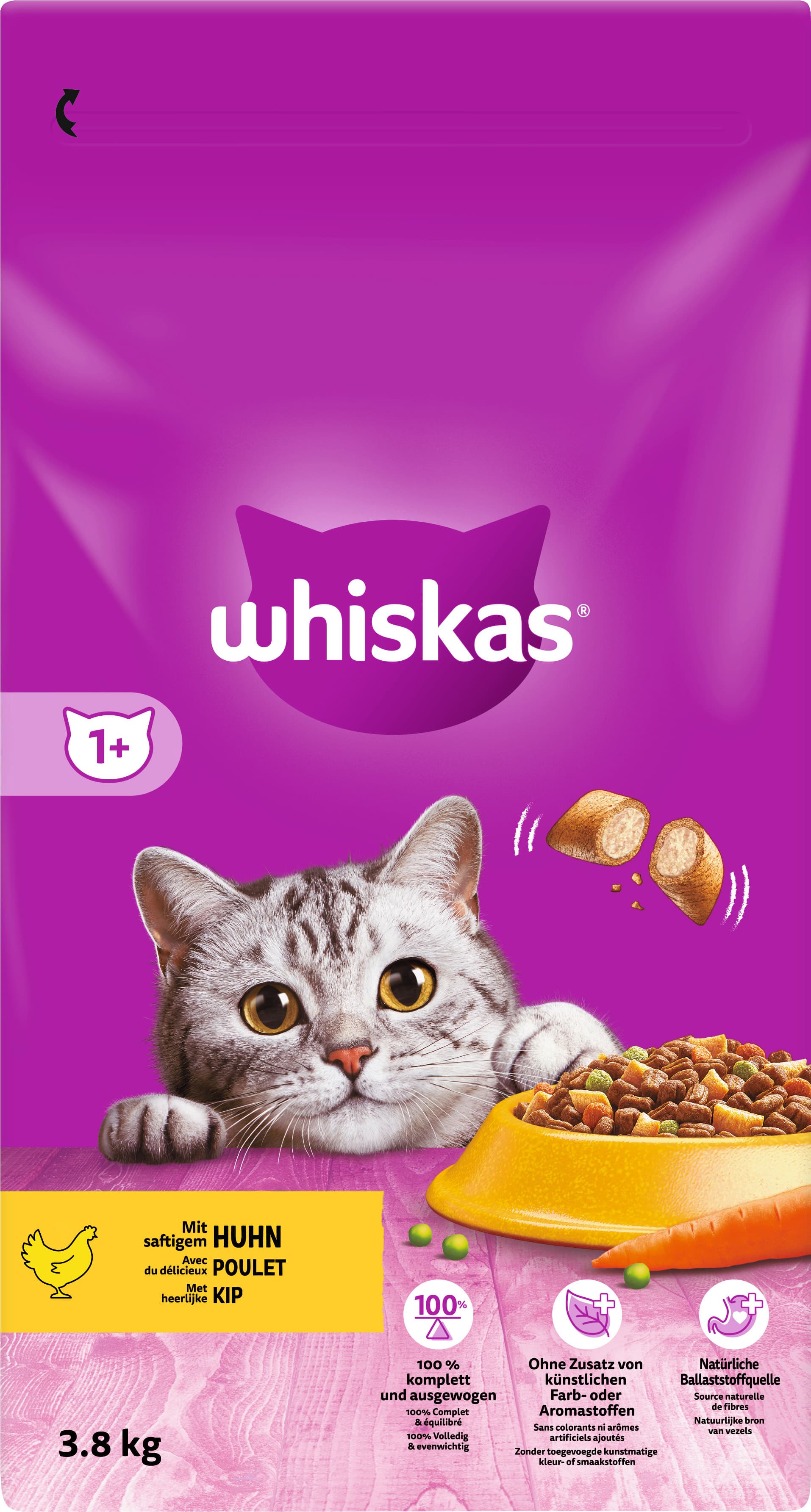Whiskas Katzentrockenfutter Huhn