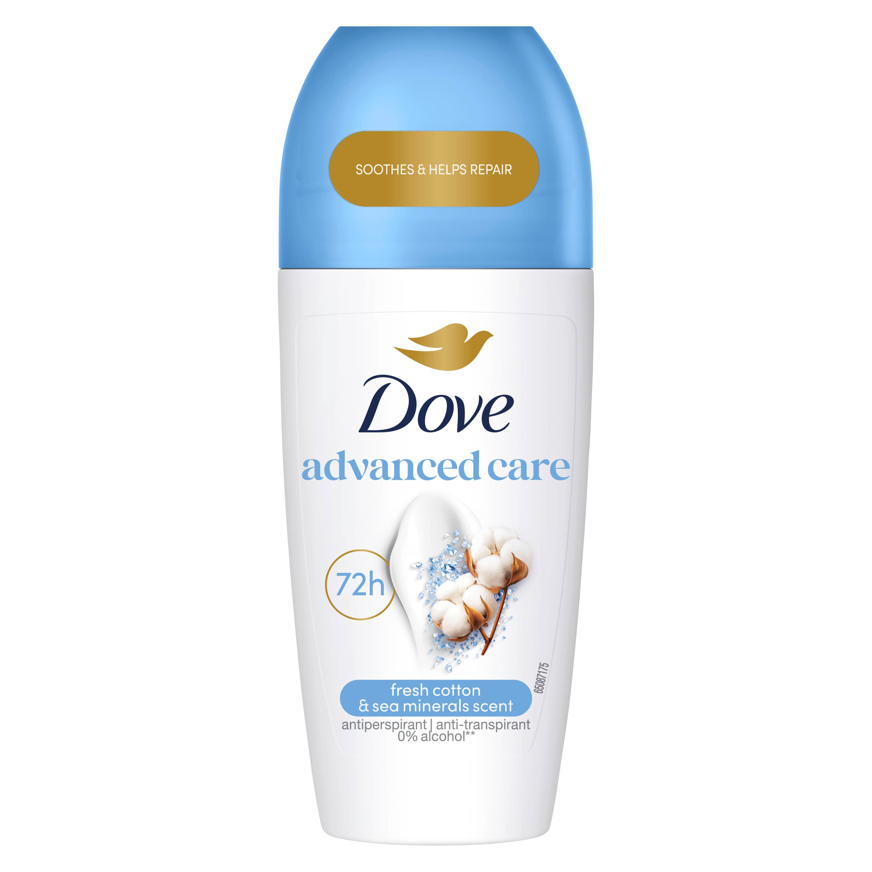 Dove Advanced Care Anti-Transpirant Roll-On Baumwoll- & Meeresmineralienduft