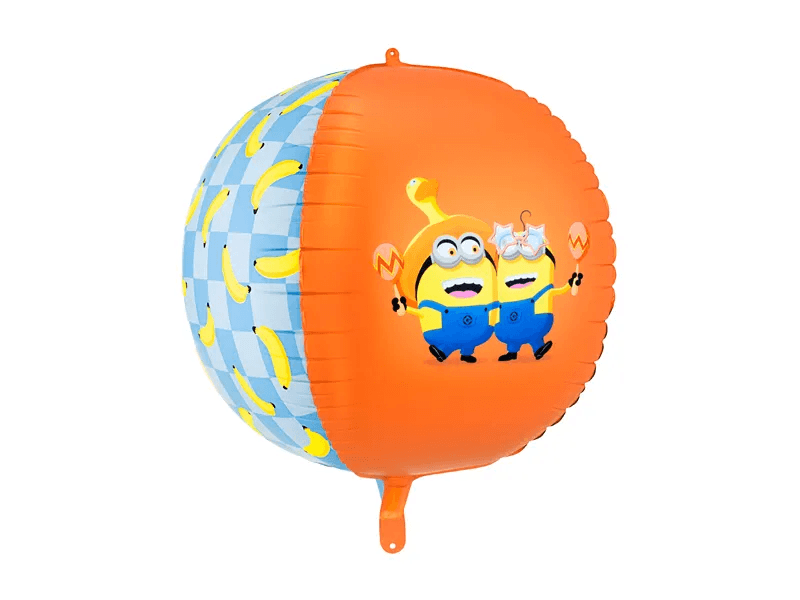 Folienballon Ball mit Minions, 75 cm