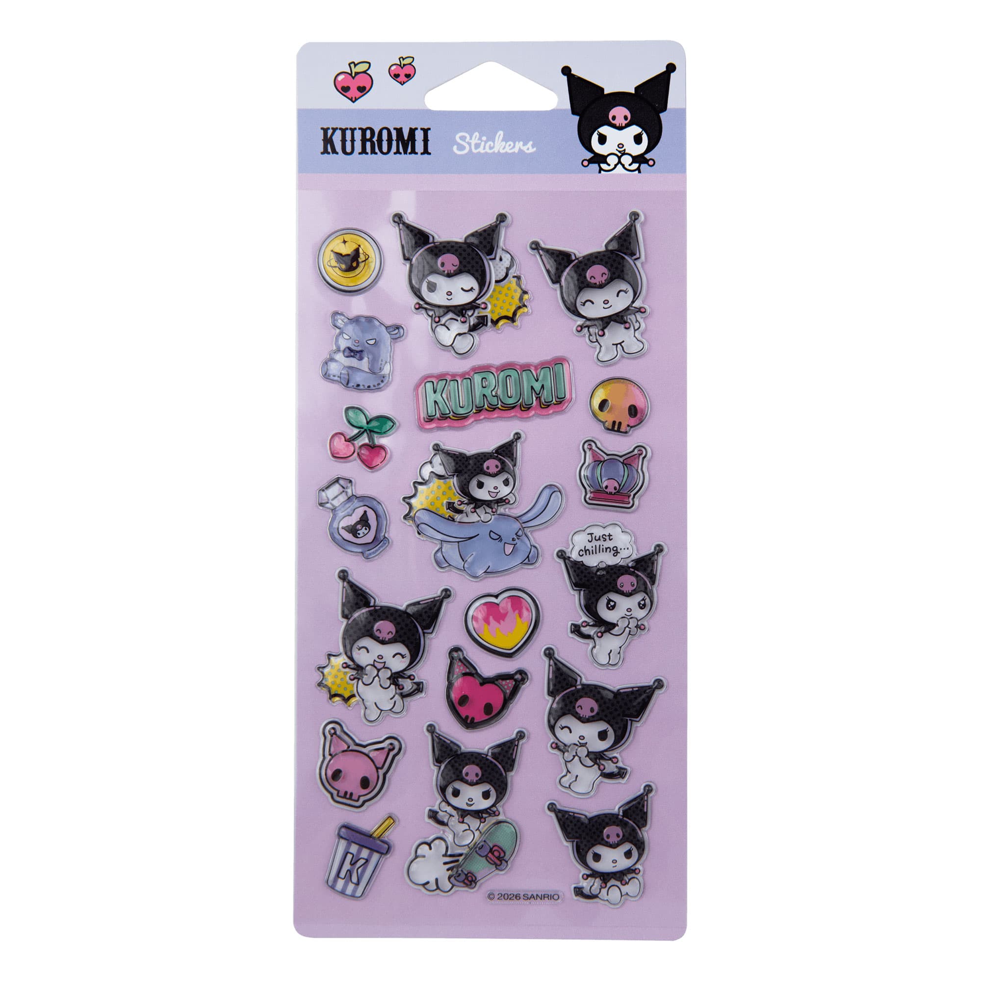 CoolPack Sanrio Kuromi Sticker Set – süße Pop-Up Sticker
