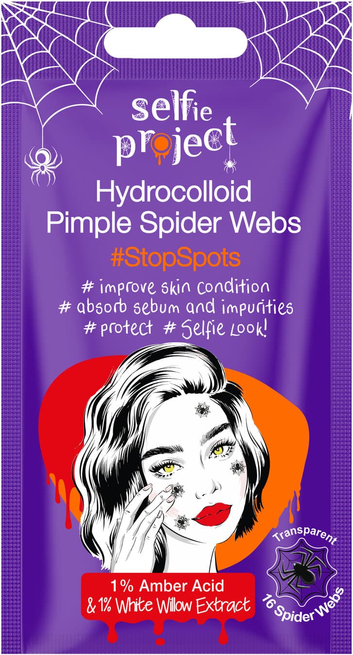 Selfie Project Hydrocolloid Pimple Spider Web