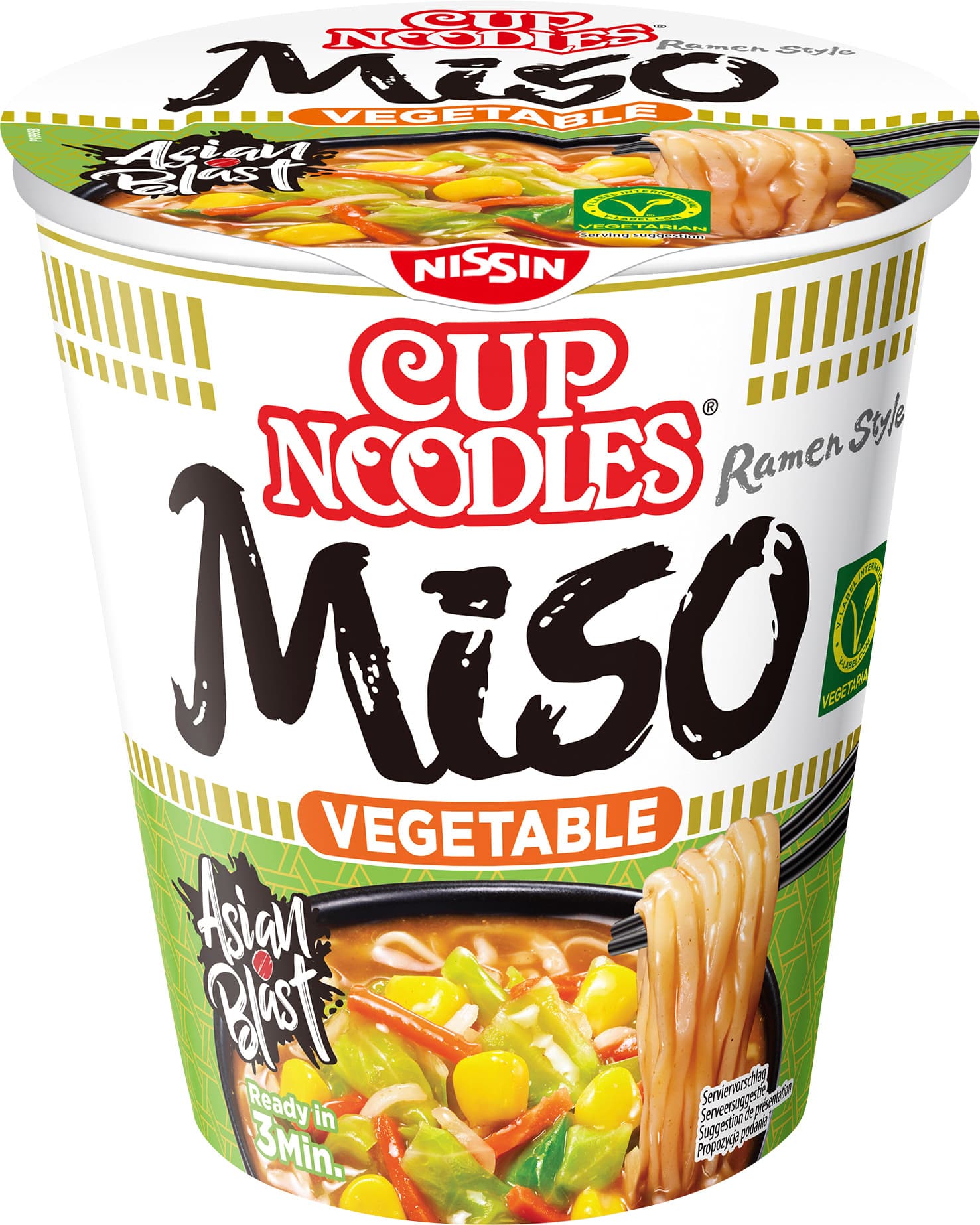 Cup Noodles Veggie Miso Japanese Style Soup